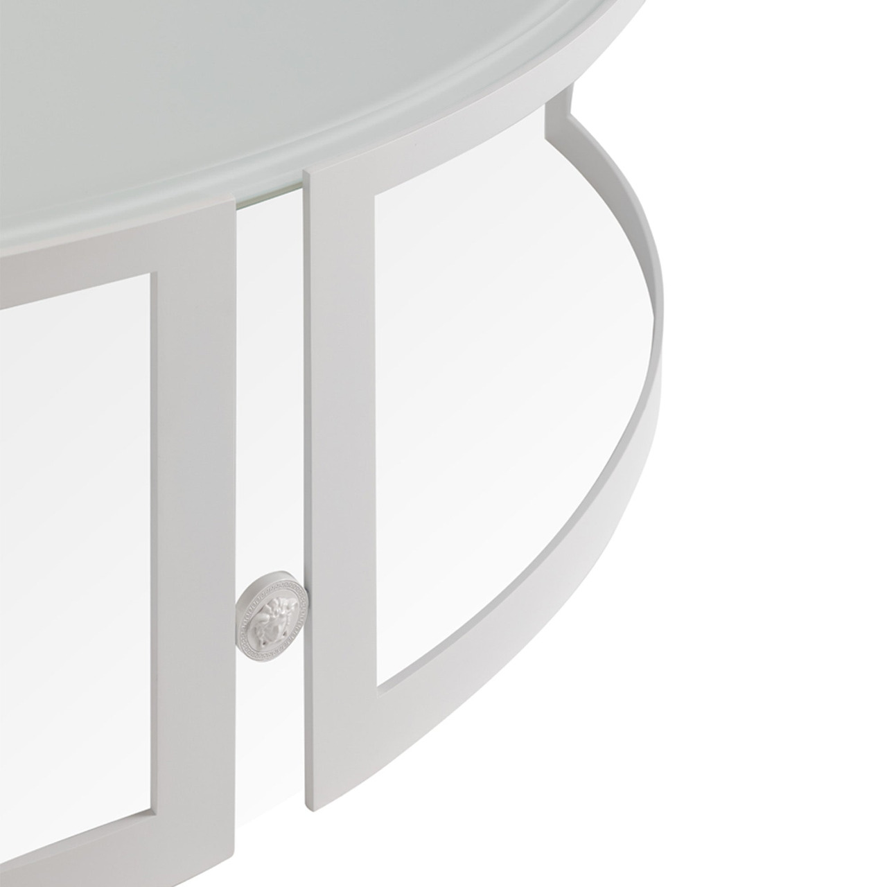 Iconic Round Versace Outdoor Side Table, view 6