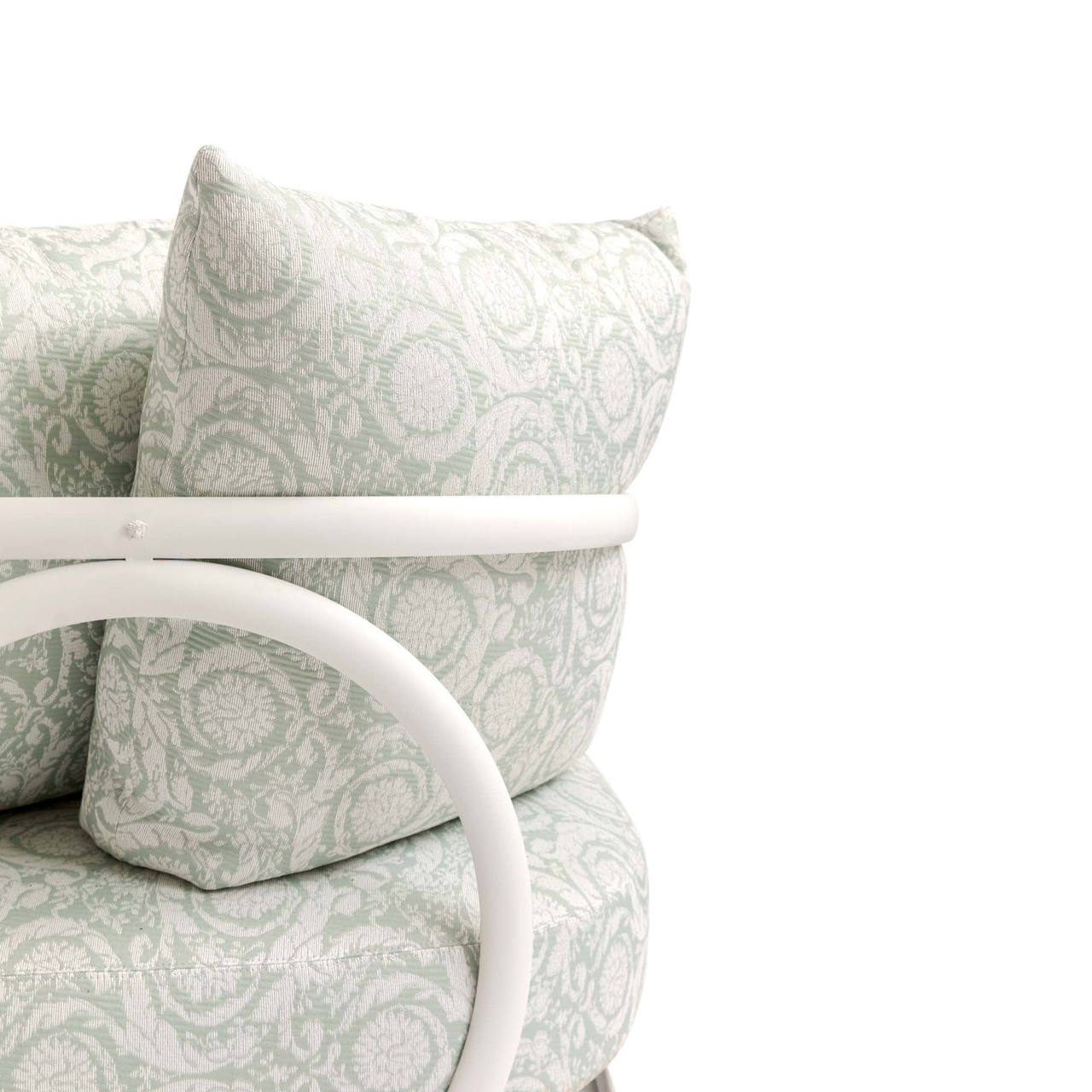 La Medusa Round Metal Outdoor Sofa by Versace, view 2