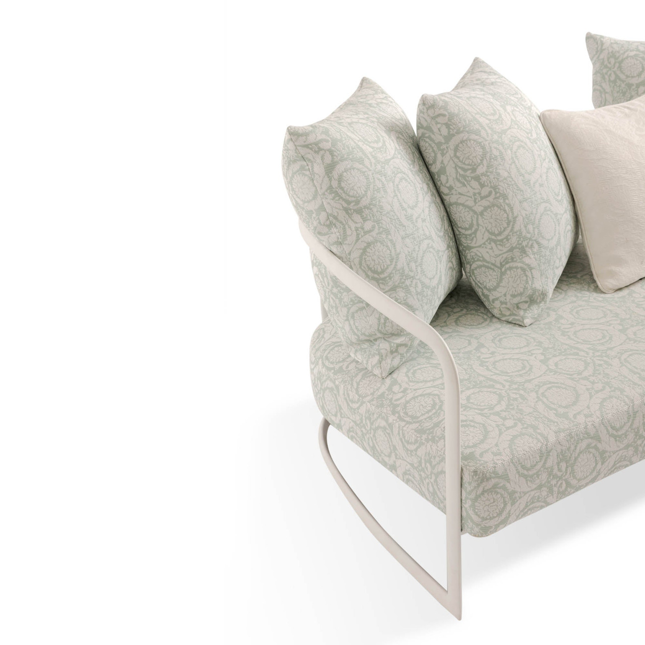 La Medusa Round Metal Outdoor Sofa by Versace, view 4