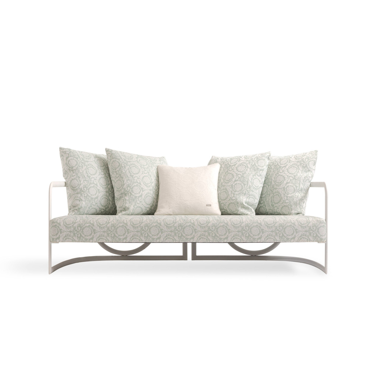 La Medusa Round Metal Outdoor Sofa by Versace, view 5