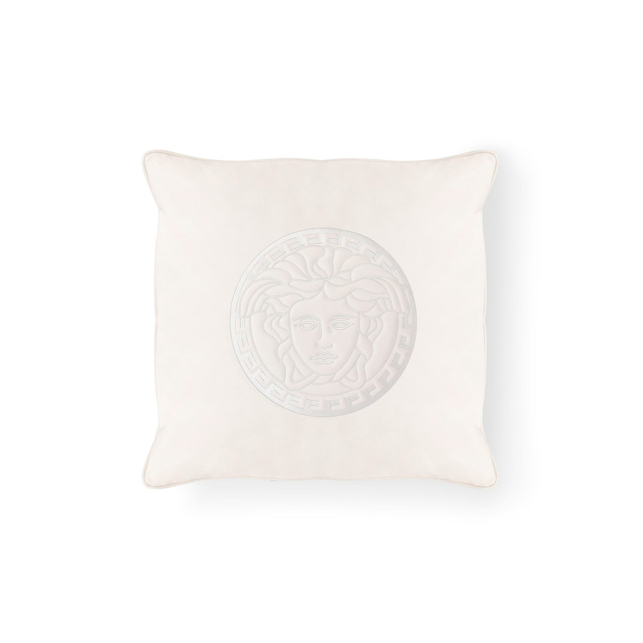 Medusa Quilted Cushion by Versace Home