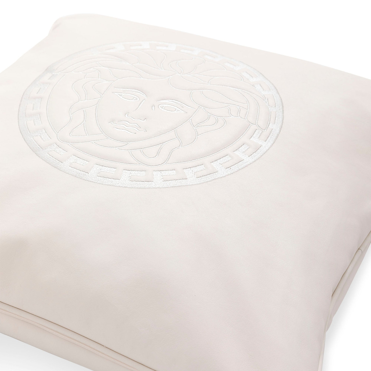 Medusa Quilted Cushion by Versace Home, view 2