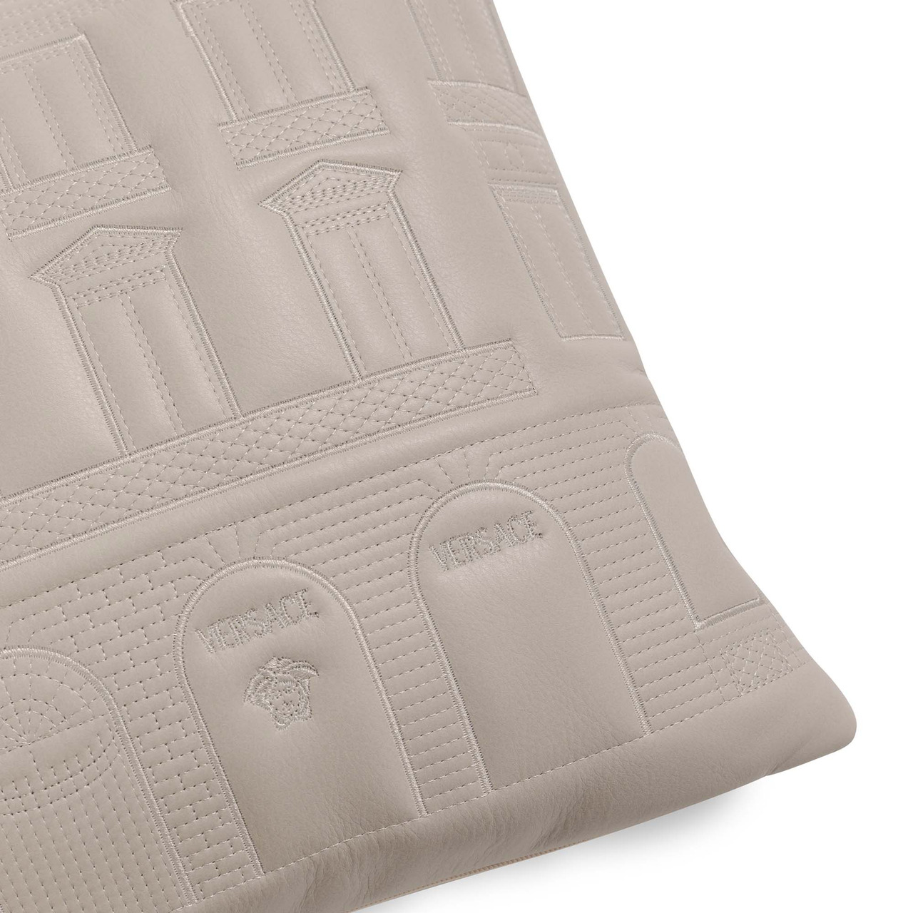 Versace N°12 Leather Cushion, view 4