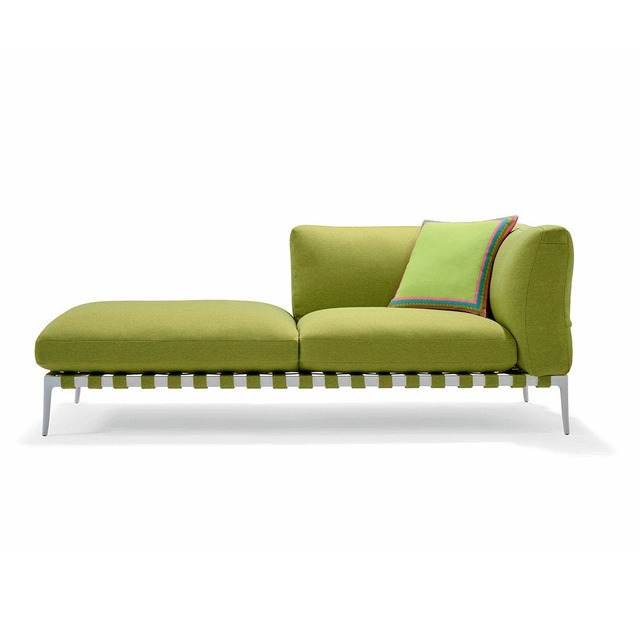 Stiletto Outdoor Versace Corner Module with Pouf