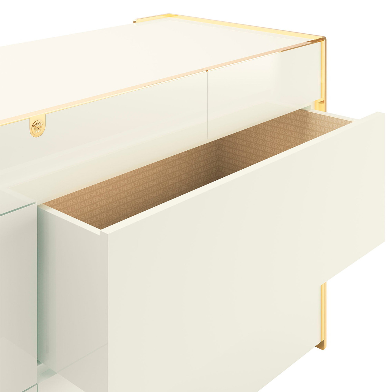 Via Gesù Medusa Chest of Drawers by Versace, view 3
