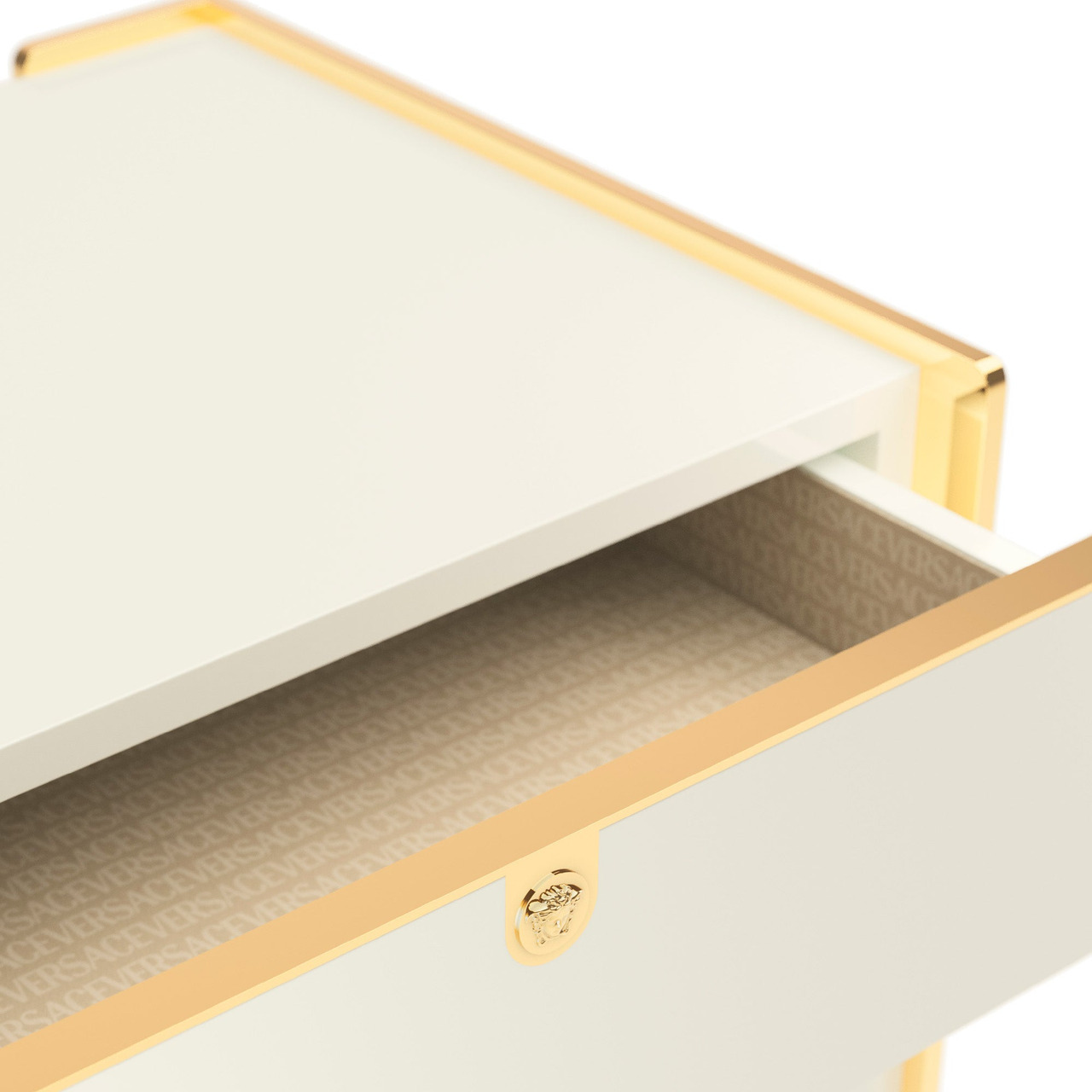 Via Gesù Medusa Bedside Table by Versace Home, view 2