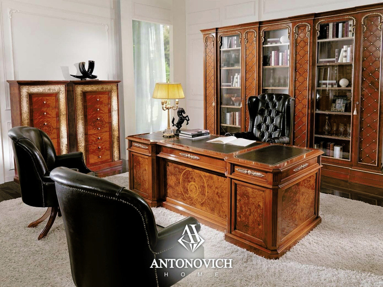 Ceppi Style 1 Luxury Boiserie Study