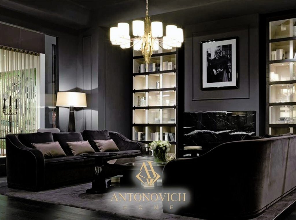 Galimberti Nino Dark Brown Living Room