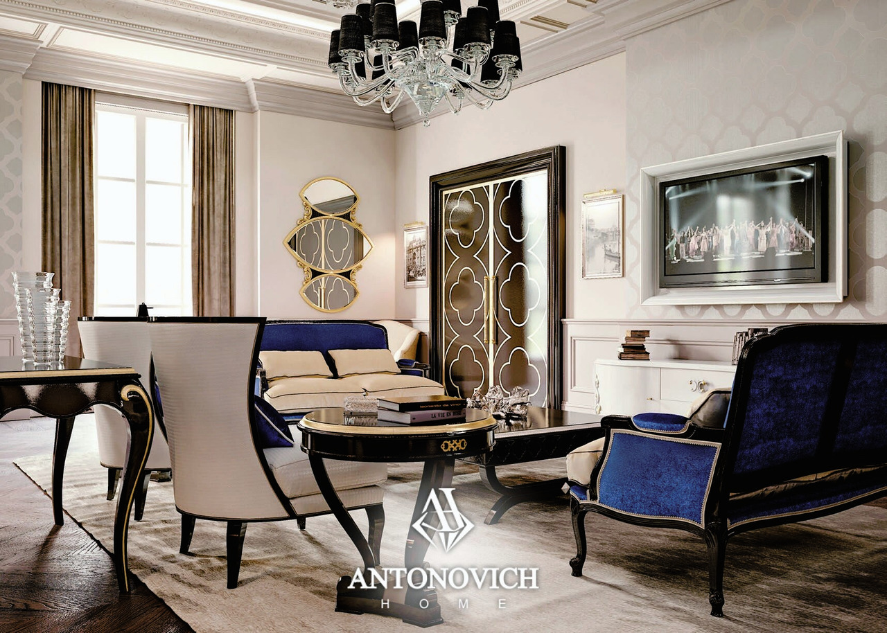 House of art PARIS Living Room by Carpanese Home, view 2