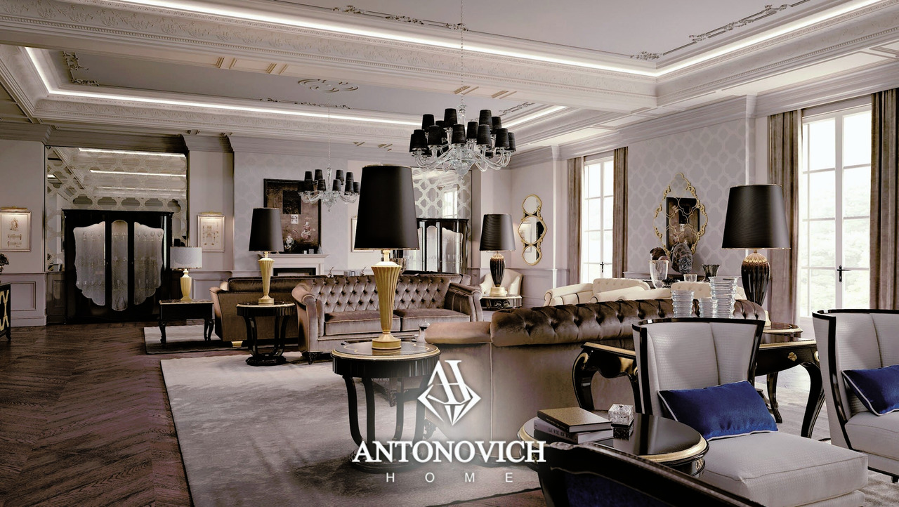 House of art PARIS Living Room by Carpanese Home, view 6