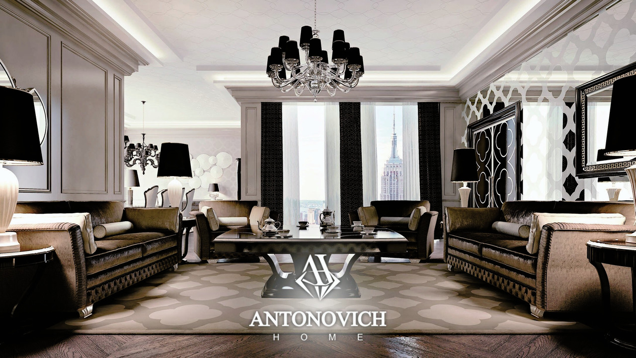 House of Art New York Living Room by Carpanese Home, view 3
