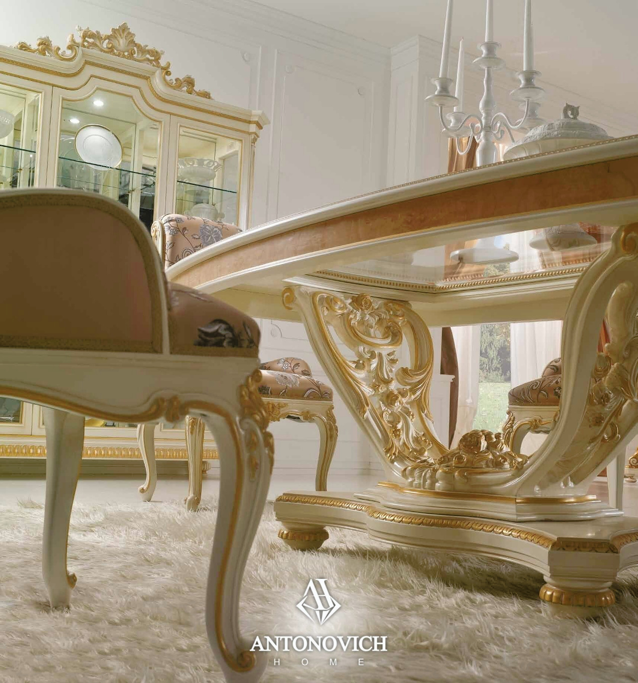 Marzorati EDO laccato Dining Room, view 2
