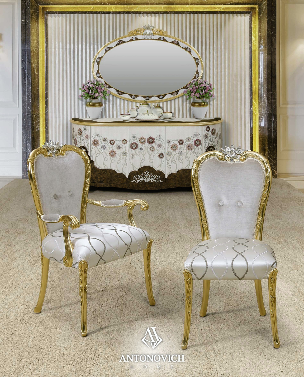 Stil Salotti Lilium Dining Collection, view 5