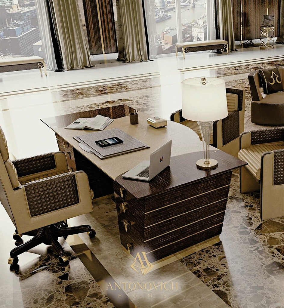 Formenti Home Office Furniture in a Luxury Penthouse, view 3