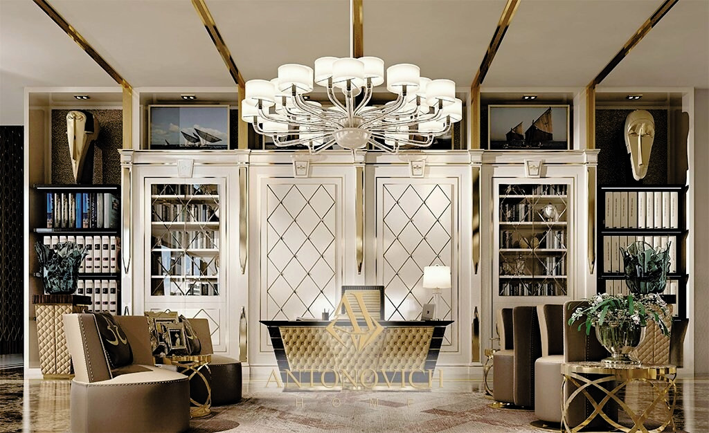 Formenti Home Office Furniture in a Luxury Penthouse