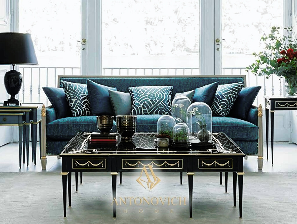 Salda Turquoise Living Room Furniture, view 2