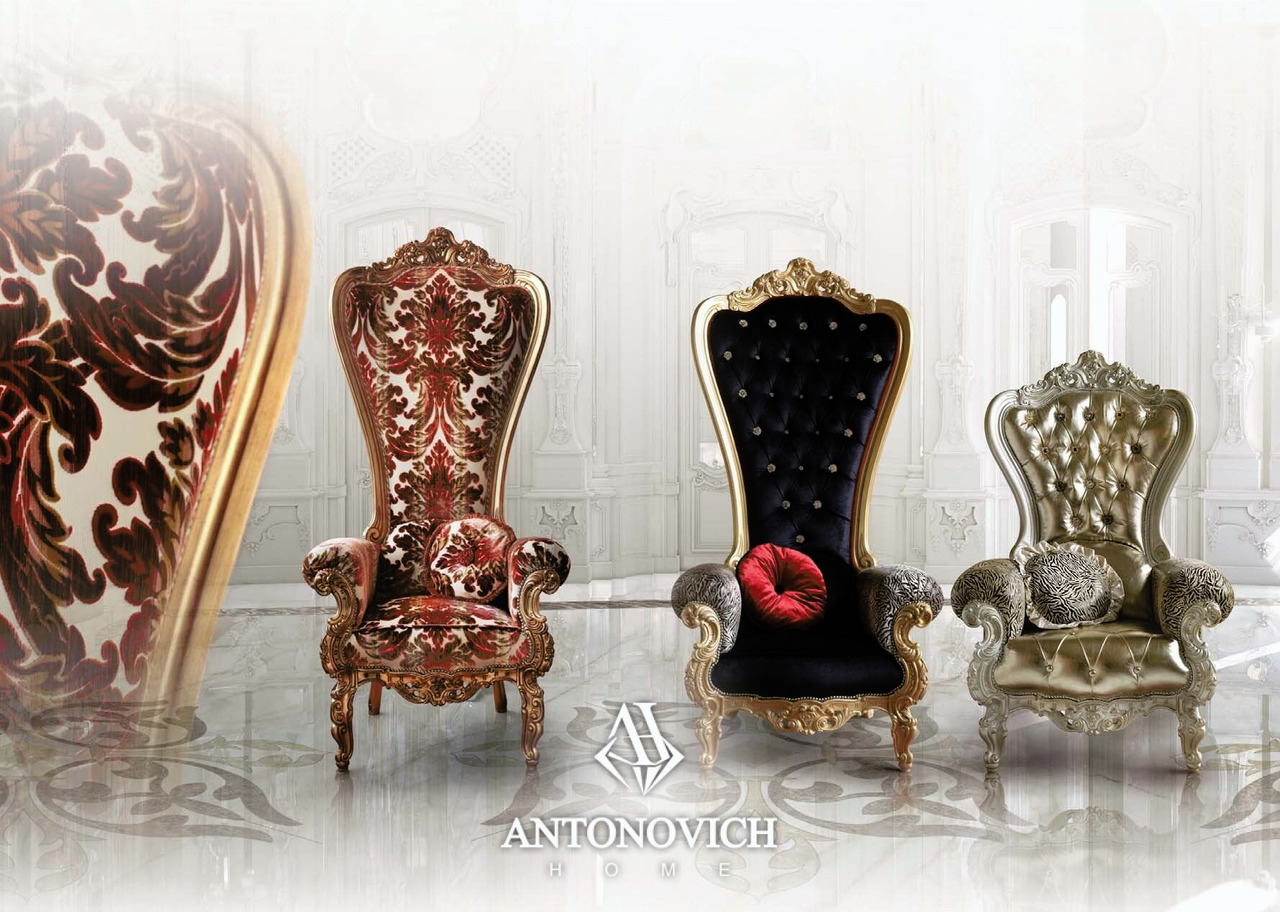 Caspani Tino Throne Chair, view 3