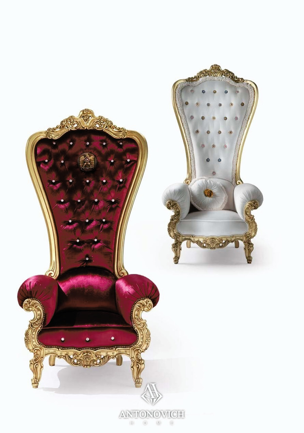 Caspani Tino Throne Chair, view 6
