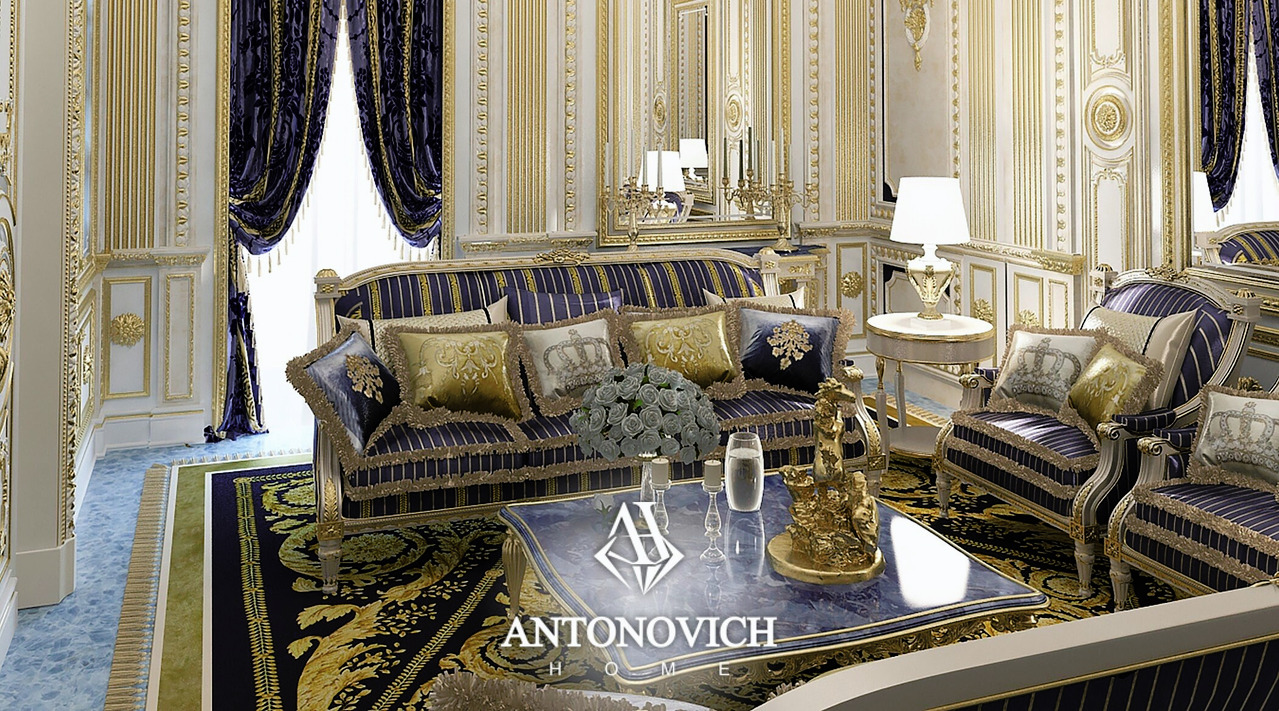 Palatial Living Room Interior
