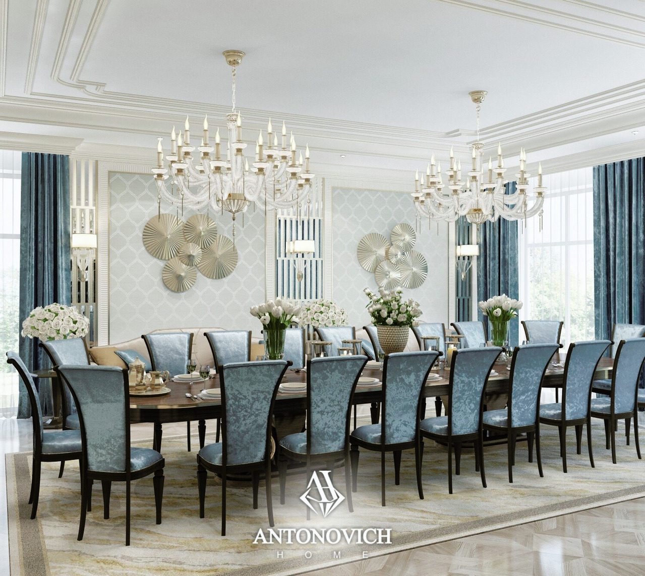 Large Dining Room Design Option, view 4