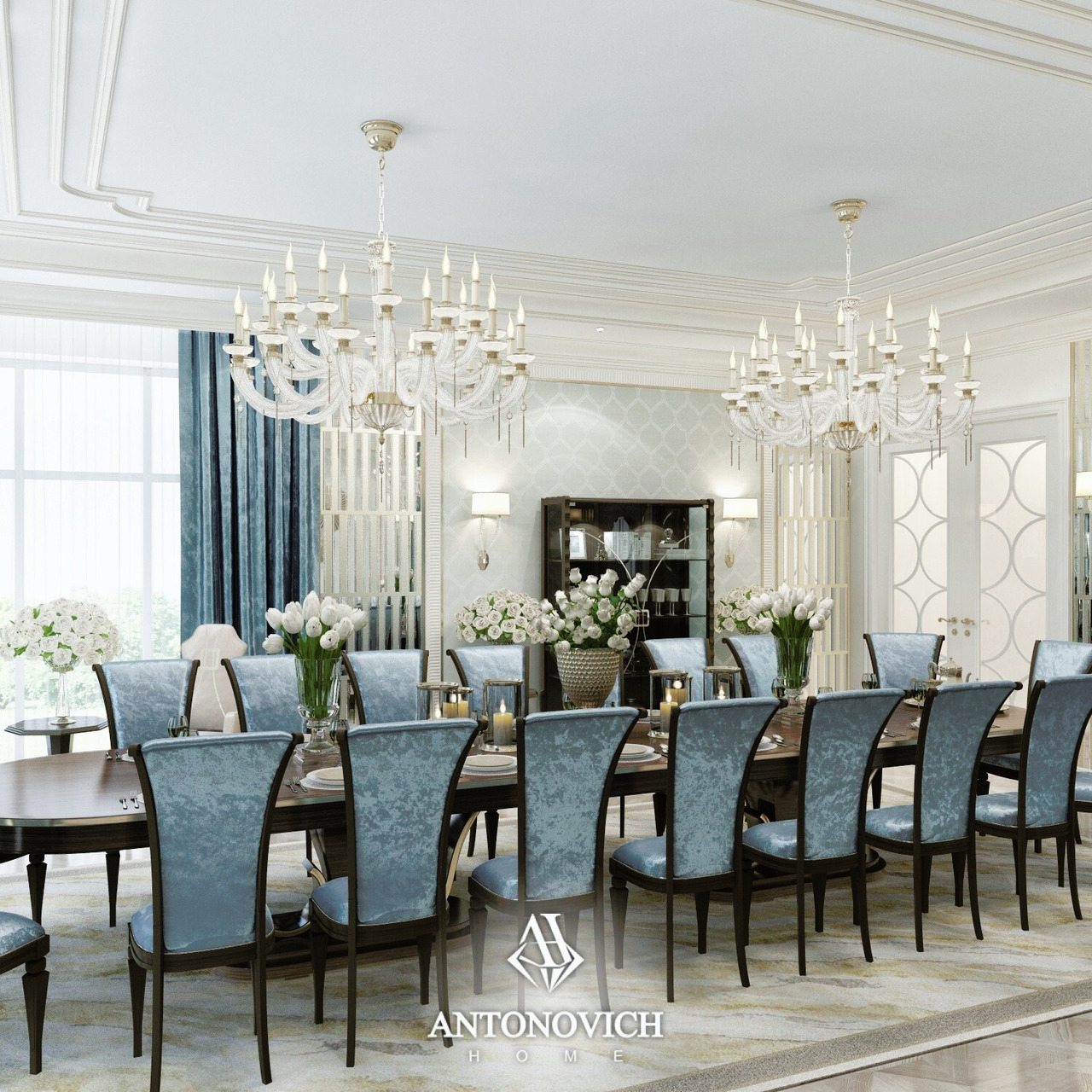 Large Dining Room Design Option, view 5