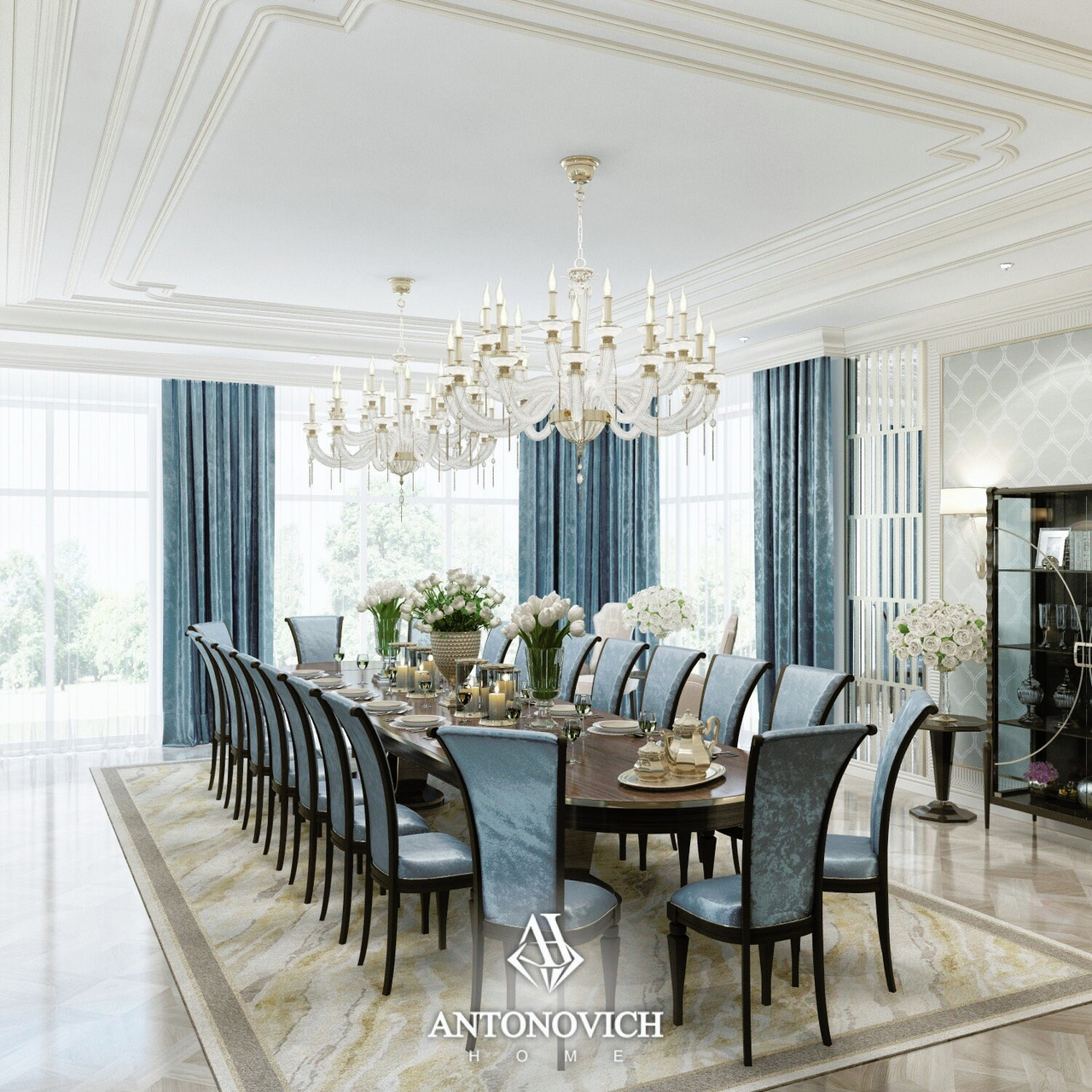 Large Dining Room Design Option, view 6