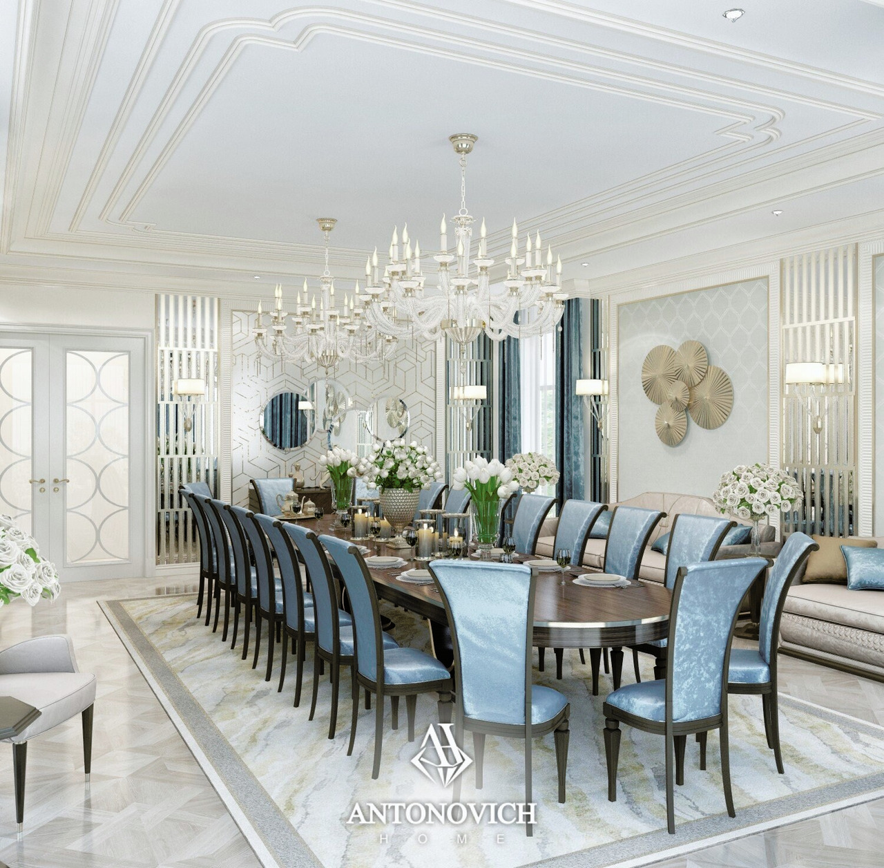 Large Dining Room Design Option, view 7
