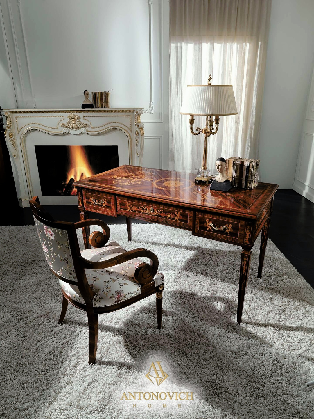 Ceppi Style Writing Desks for Executive Offices, view 3