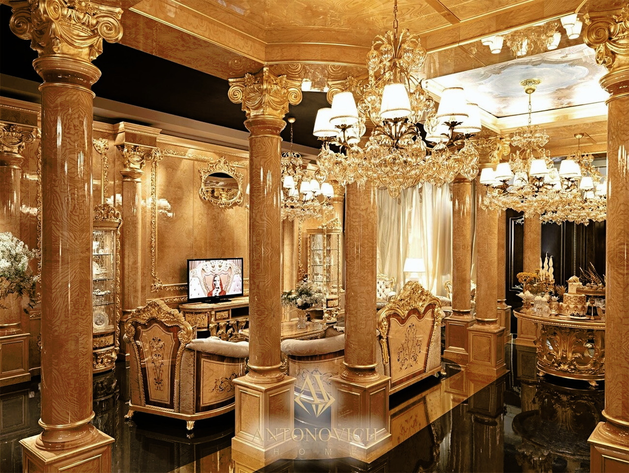 Socci Versailles Living Room Furniture, view 4