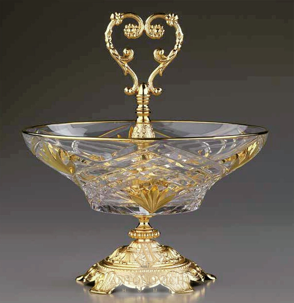 Timon Brass Collection Italian Glassware