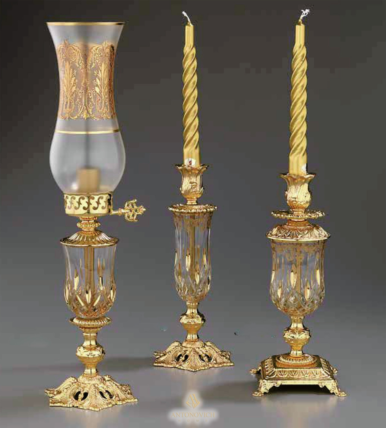 Timon Brass Collection Italian Glassware, view 2