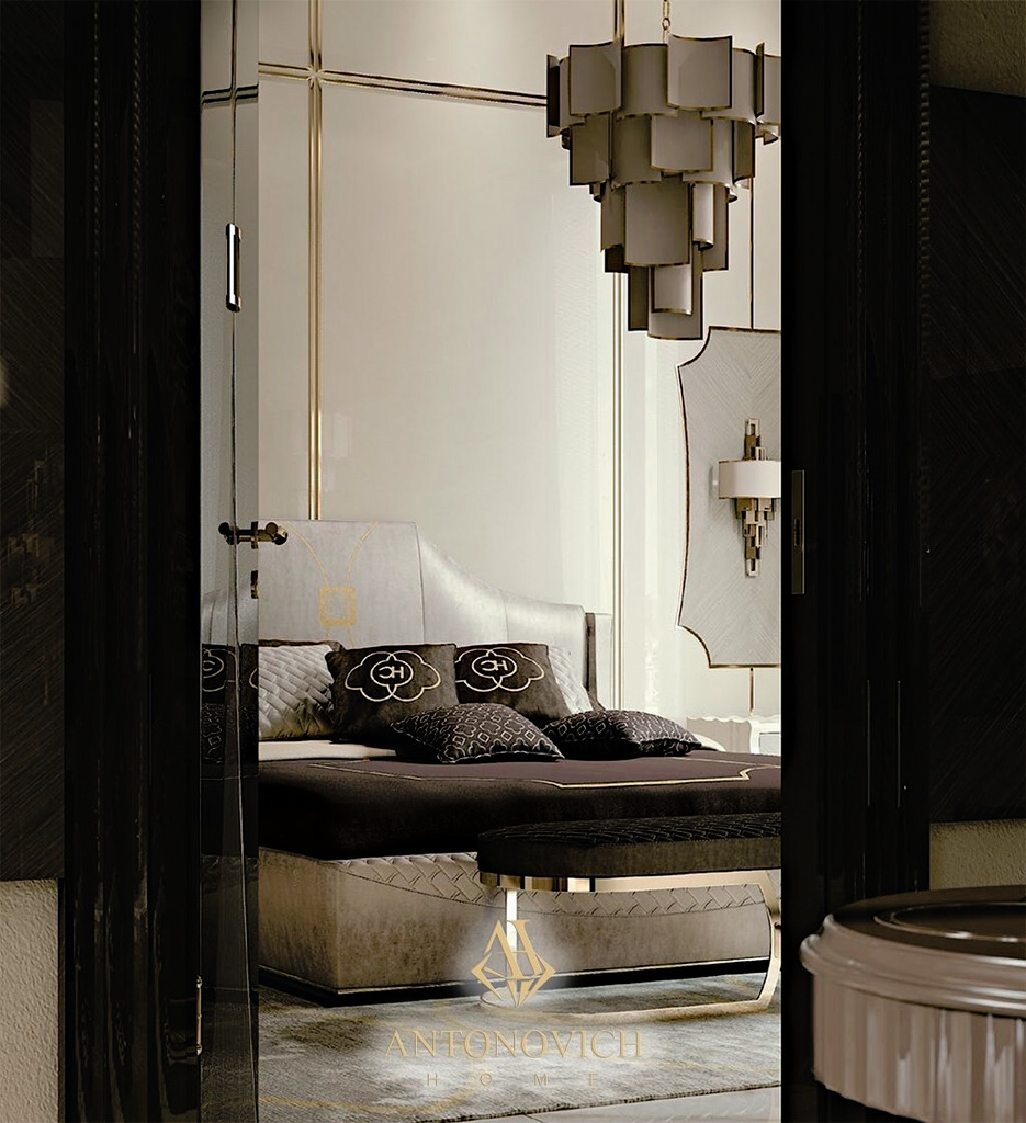 Carpanese Home House of art. Glamour Bedroom, view 3