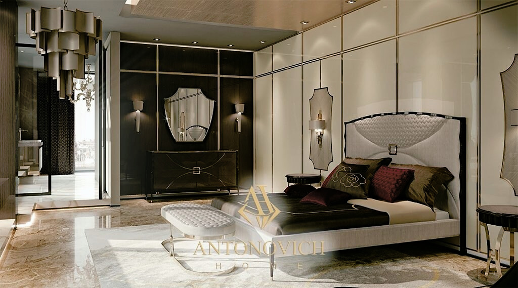 Carpanese Home House of art. Glamour Bedroom, view 7