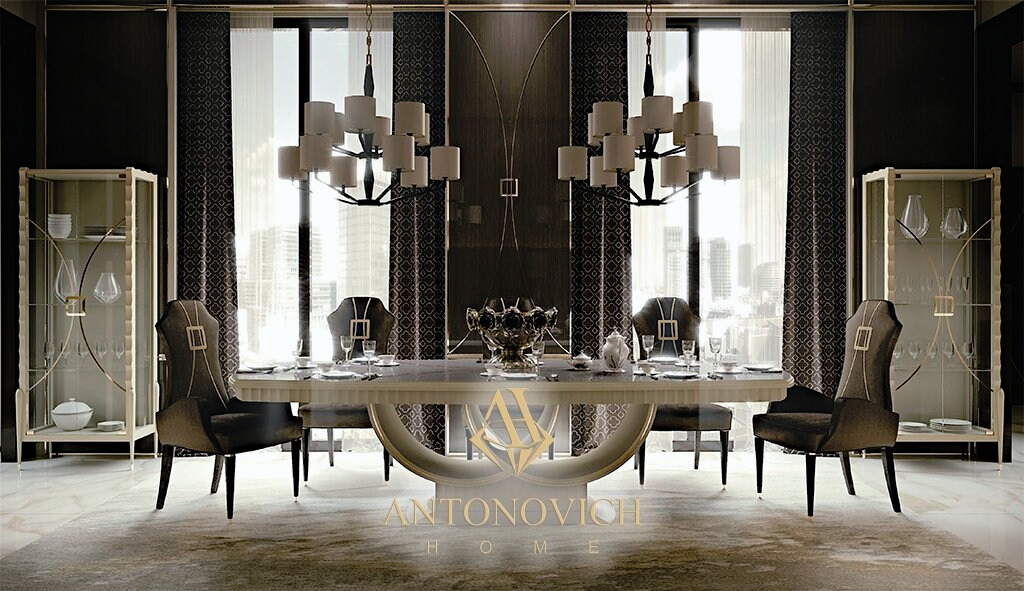 Carpanese Home House of art. Glamour Dining Room