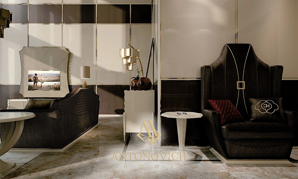 Carpanese Home House of art. Glamour Living Room, view 4