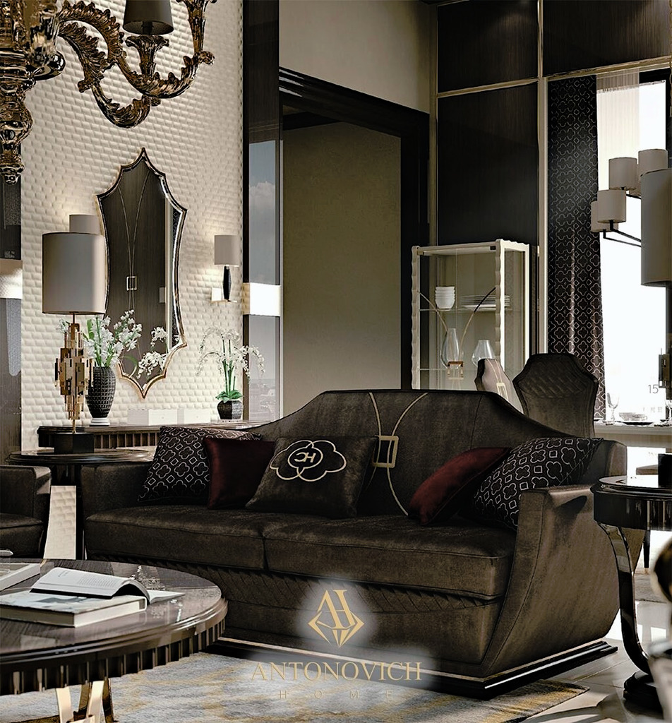 Carpanese Home House of art. Glamour Living Room, view 9