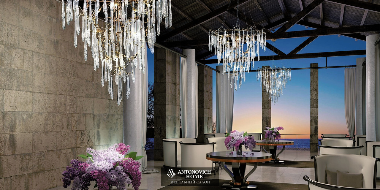 Serip Aqua Chandeliers, view 12