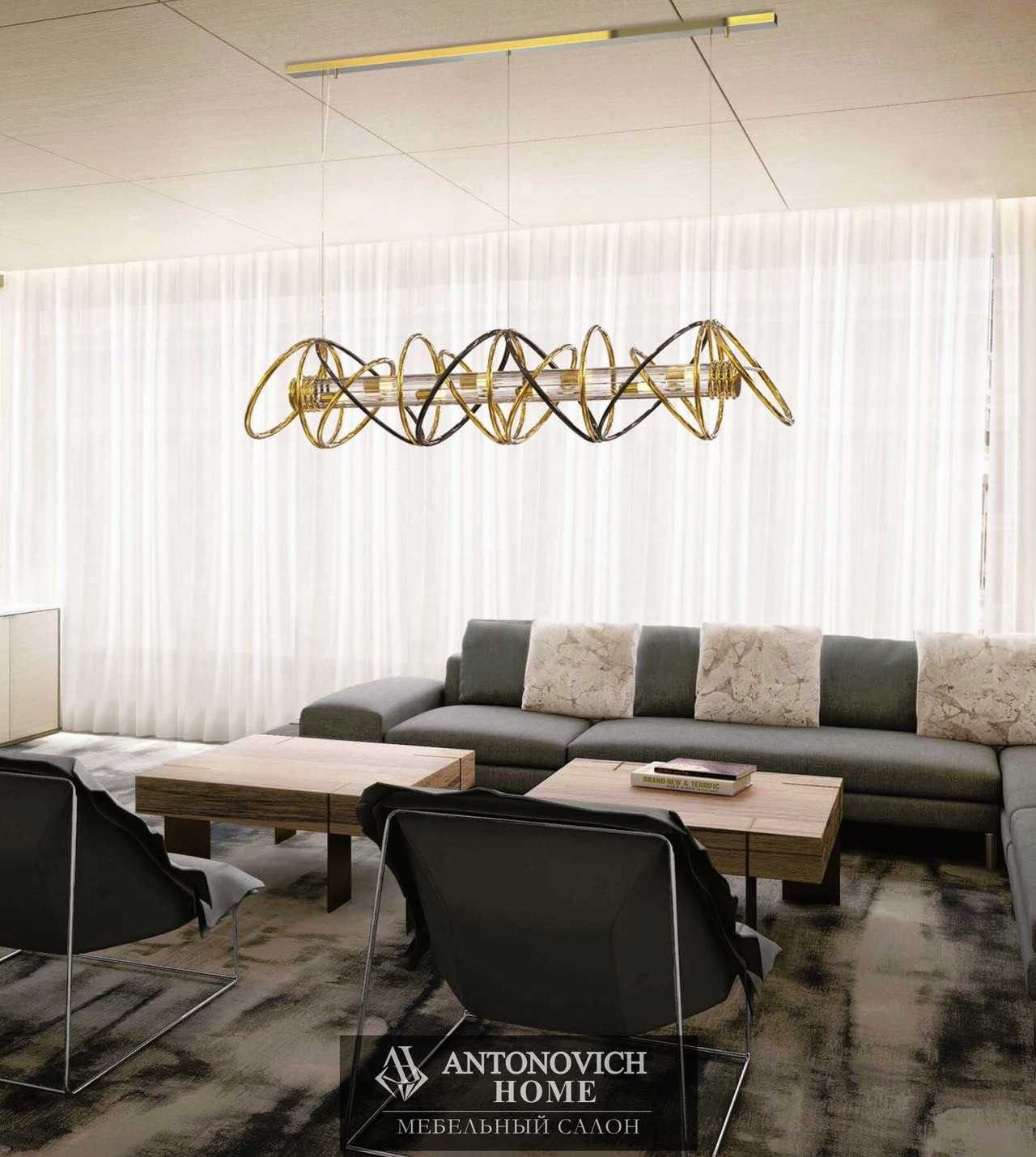 Castro Lighting Galaxy Modern Light Fixture, view 2