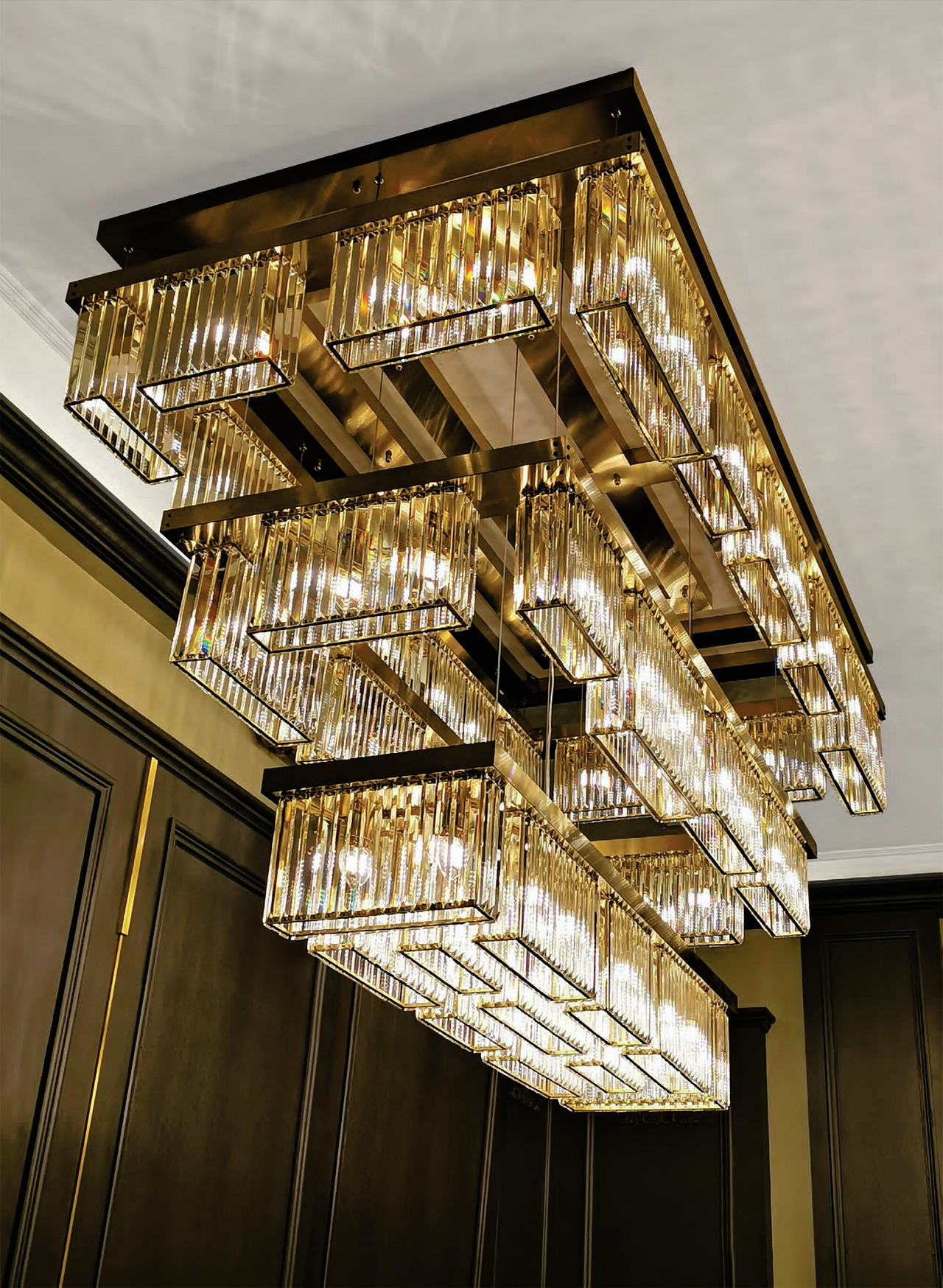 Jago Art Deco J Chandeliers