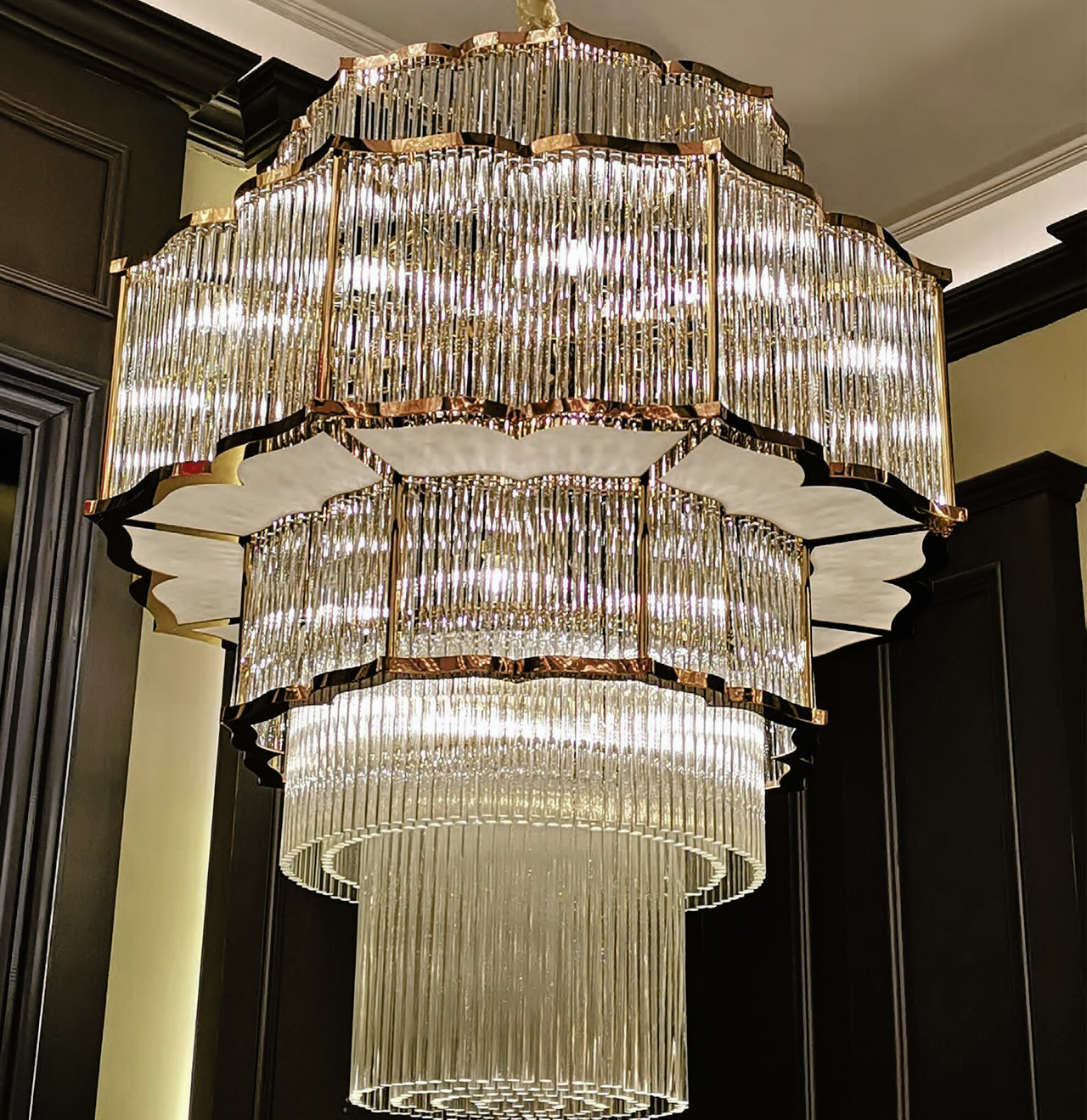 Jago Art Deco K Chandeliers