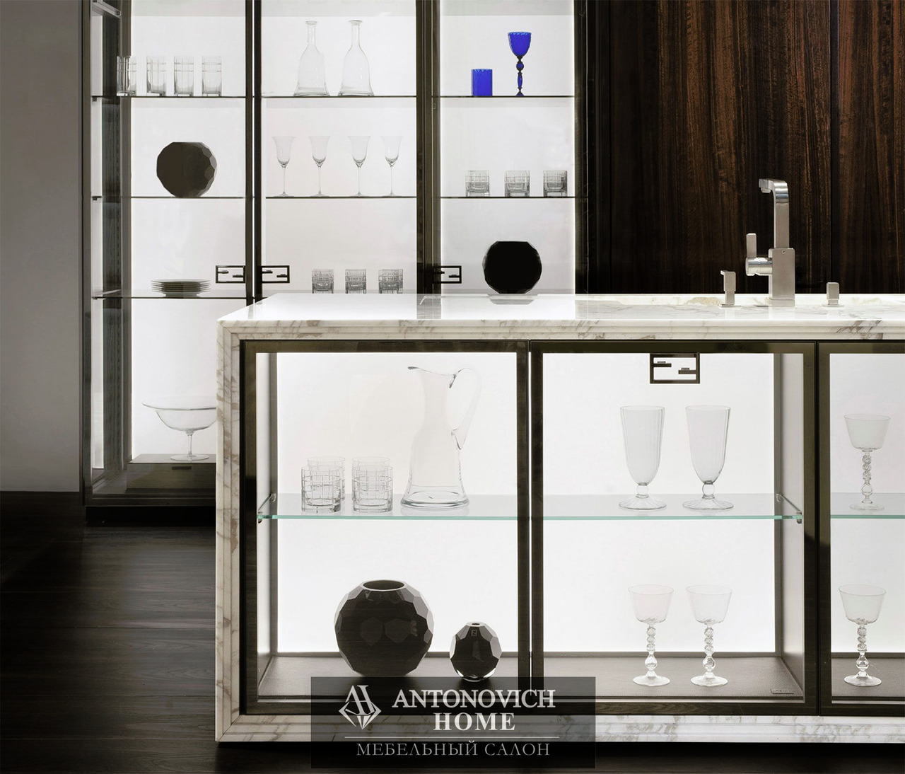 Villa Livia Kitchen by Fendi Casa