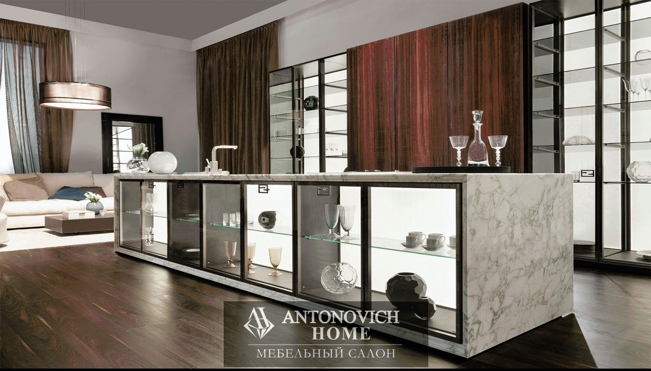 Villa Livia Kitchen by Fendi Casa, view 2