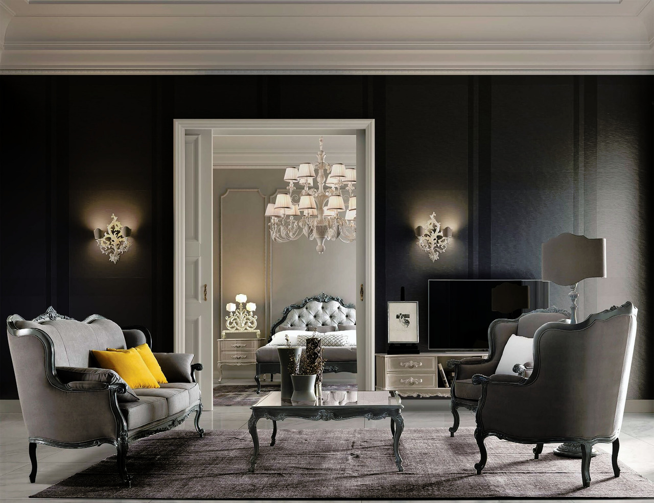 Andrea Fanfani Tornabuoni 2 Living Room