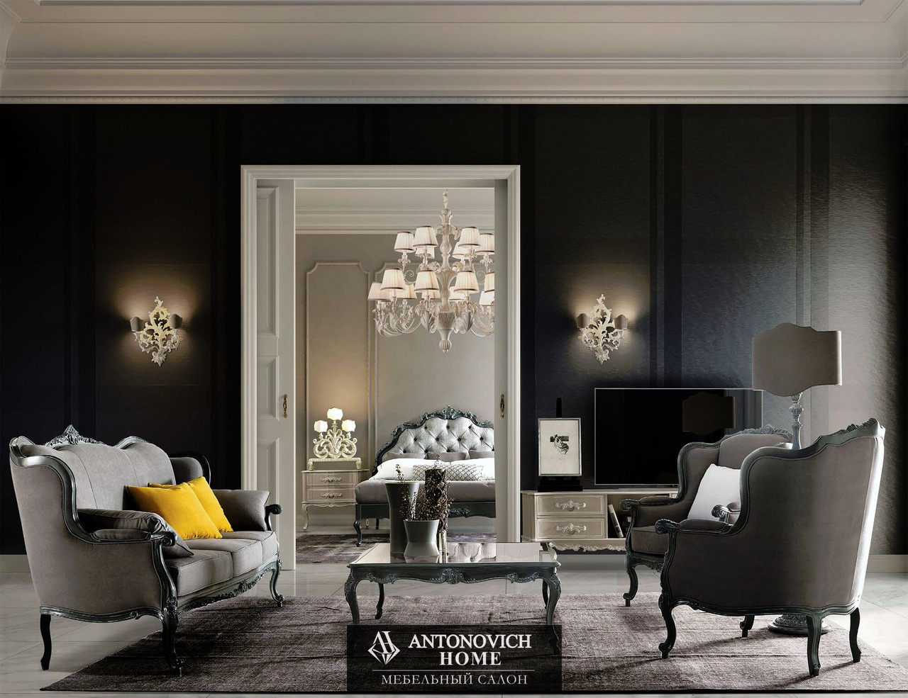 Andrea Fanfani Tornabuoni 2 Living Room, view 2