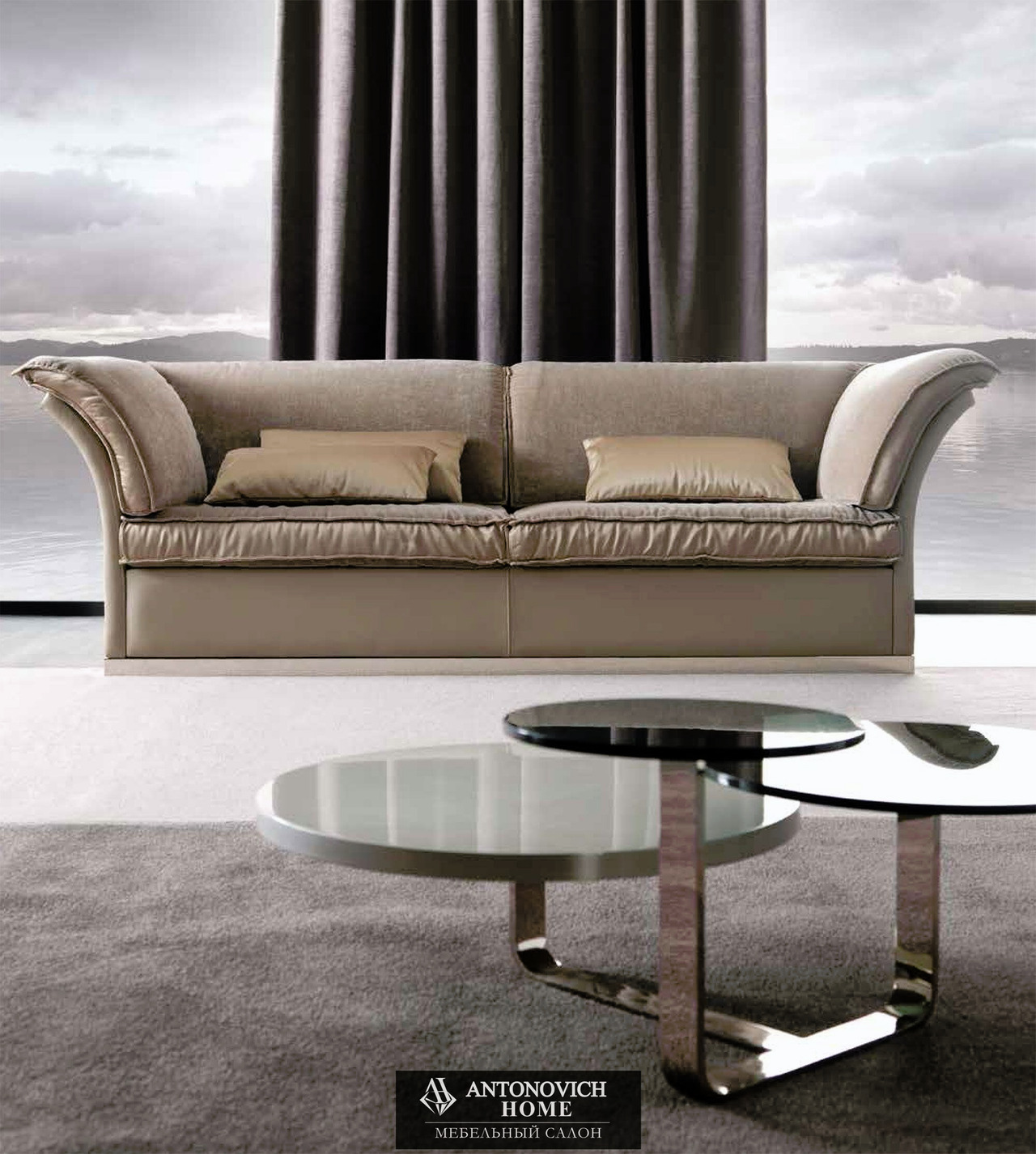 CorteZari Zoe Gold 3 Living Room, view 2