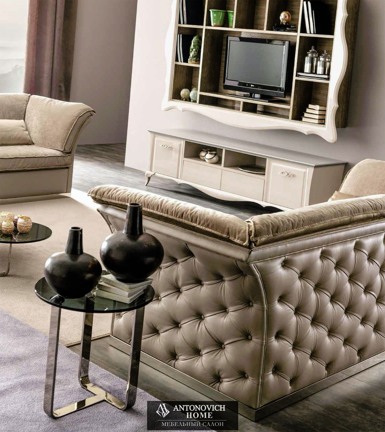 CorteZari Zoe Gold 3 Living Room, view 5