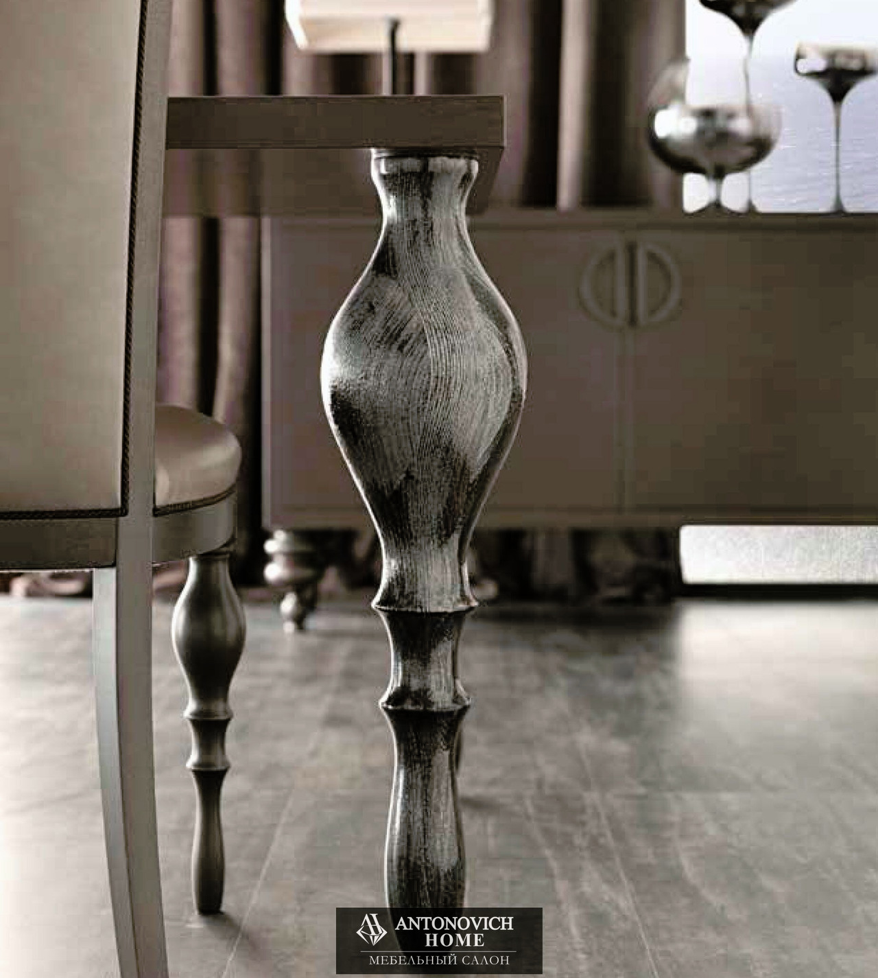 CorteZari Zoe Gold 3 Dining Set, view 4