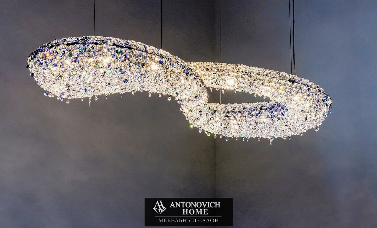 Manooi Infinity Crystal Chandelier, view 4