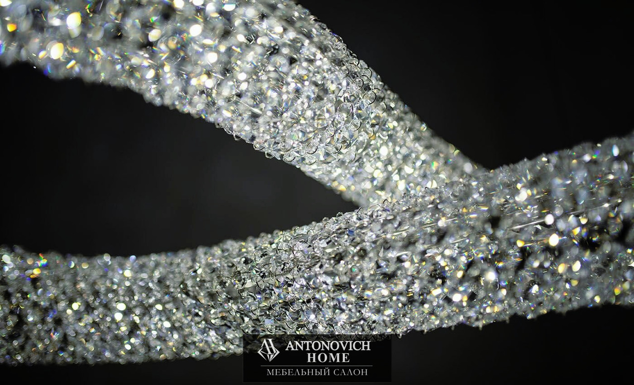 Manooi Infinity Crystal Chandelier, view 2