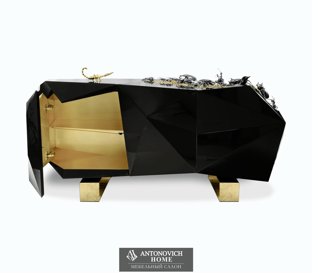 Boca do lobo Diamond Emerald Dining Sideboard, view 4